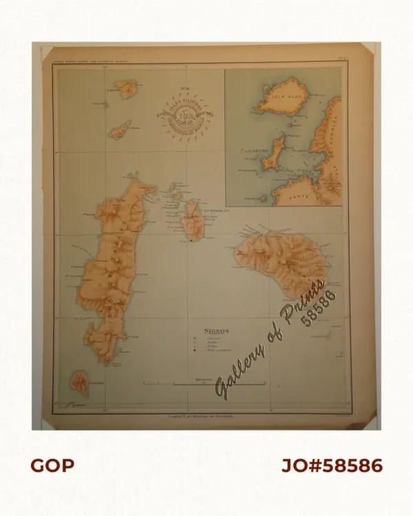 Islas de Romblón, Tablas y Sibuyán  pl. 16, inset: Isla Alad, I. Lugbung