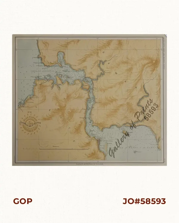 Isla de Visayas  pl. 30 (Leyte & Samar) (San Juanico Strait with Tacloban)