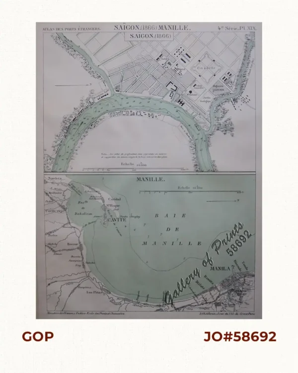 Saïgon.(1866)Manille.