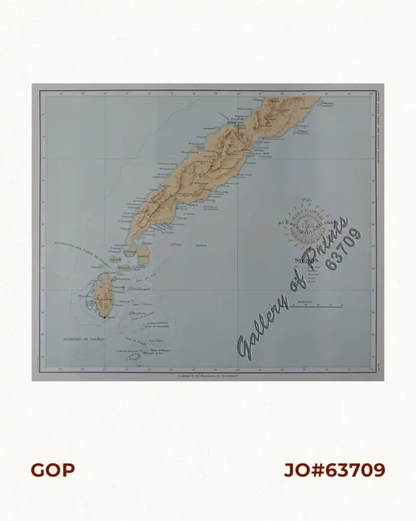 1) Isla de Paragua o Palawan Sur  pl. 25 (Southern Palawan)