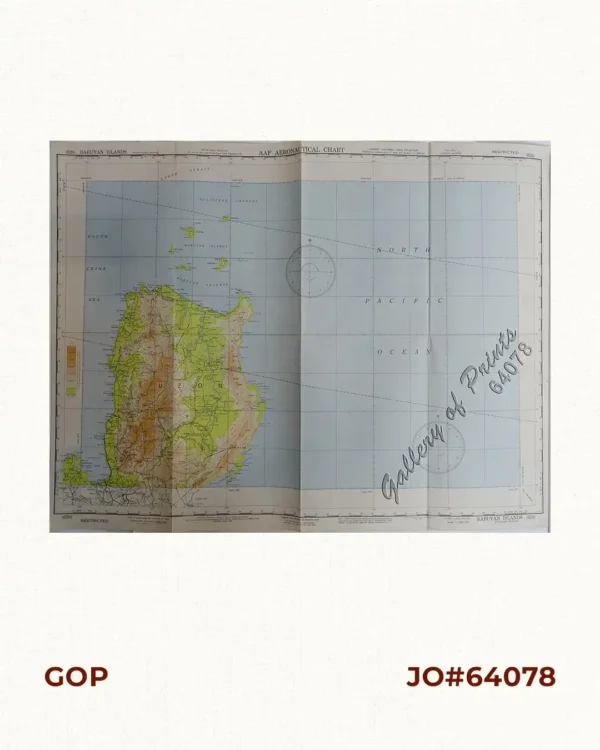 AAF Aeronautical Chart  No. 620, Babuyan Islands  Scale 1:1,000,000