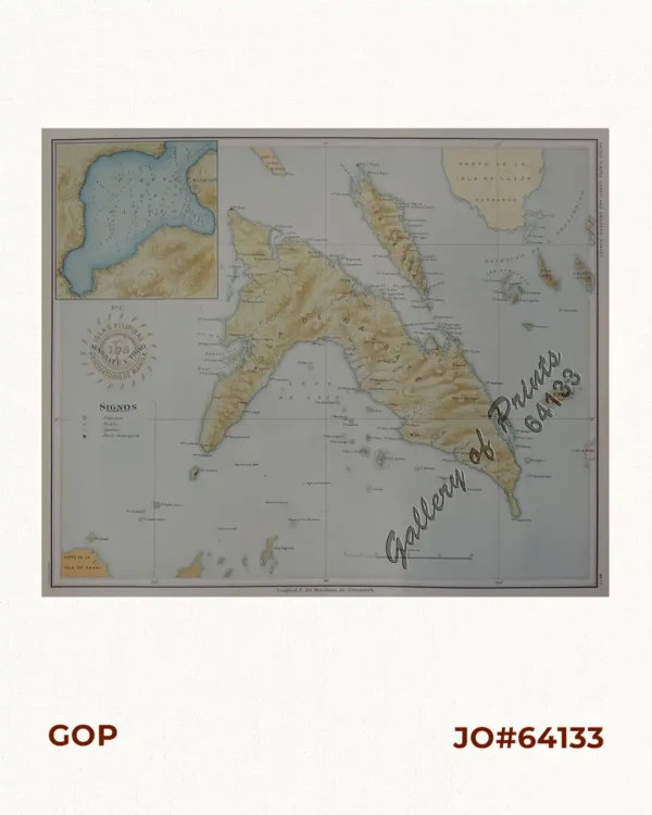 Islas de Masbate y Ticao   pl. 17, inset: Puerto de Palanog