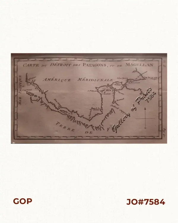 Carte du Détroit des Patagons, ou de Magellan… [tirée de la carte de M. de Bougainville] [Magellan Strait]