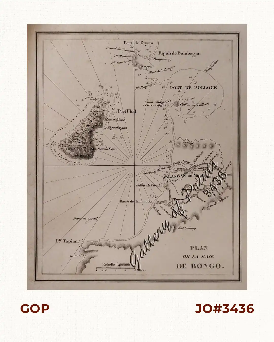 Plan De La Baie De Bongo.