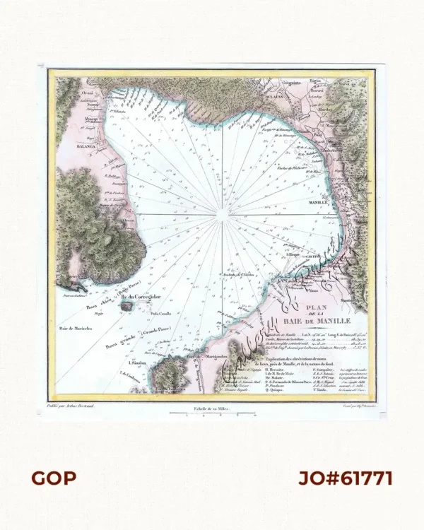 Plan de La Baie de Manille