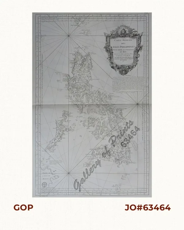 [Carte Reduite] Carte Réduite des Isles Philippines Pour Servir Aux Vaisseaux du Roy Dressée au Dépost des Cartes Plans et Journaux de la Marine