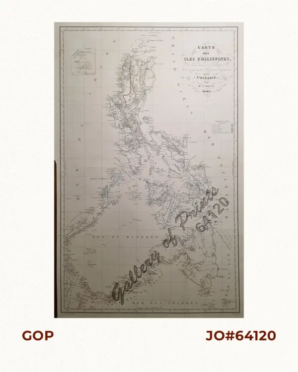 Carte des Iles Philippines Pour servirà l'intelligence de l'ouvrage sur les Possessions Espagnoles dans l'Océanie, par Mr. J. Mallat. inset: Iles Batanes
