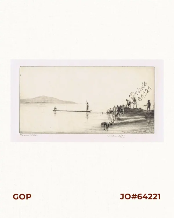 [Long Canoe] [illegible title]