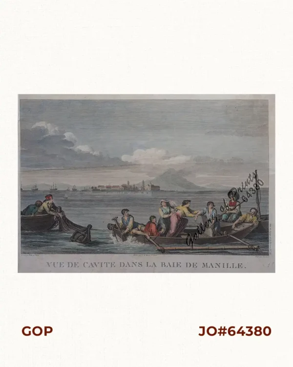 Vue de Cavite dans la Baie de Manille [View of Cavite in the Bay of Manila]