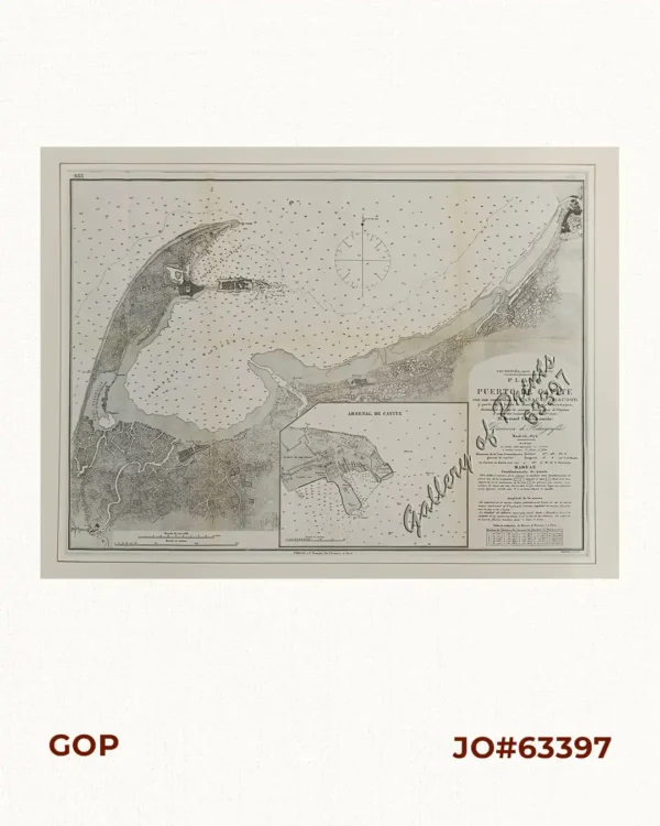 Archipiélago Filipino. Plano del Puerto de Cavite con sus ensenadas de Cañacao y Bacoor y parte de la bahia de Manila hasta Parañaque, levantado en 1872 por la comision hidrográfica de Filipinas al mando del teniente de Navio de 1a. clase [inset:] Arsenal de Cavite