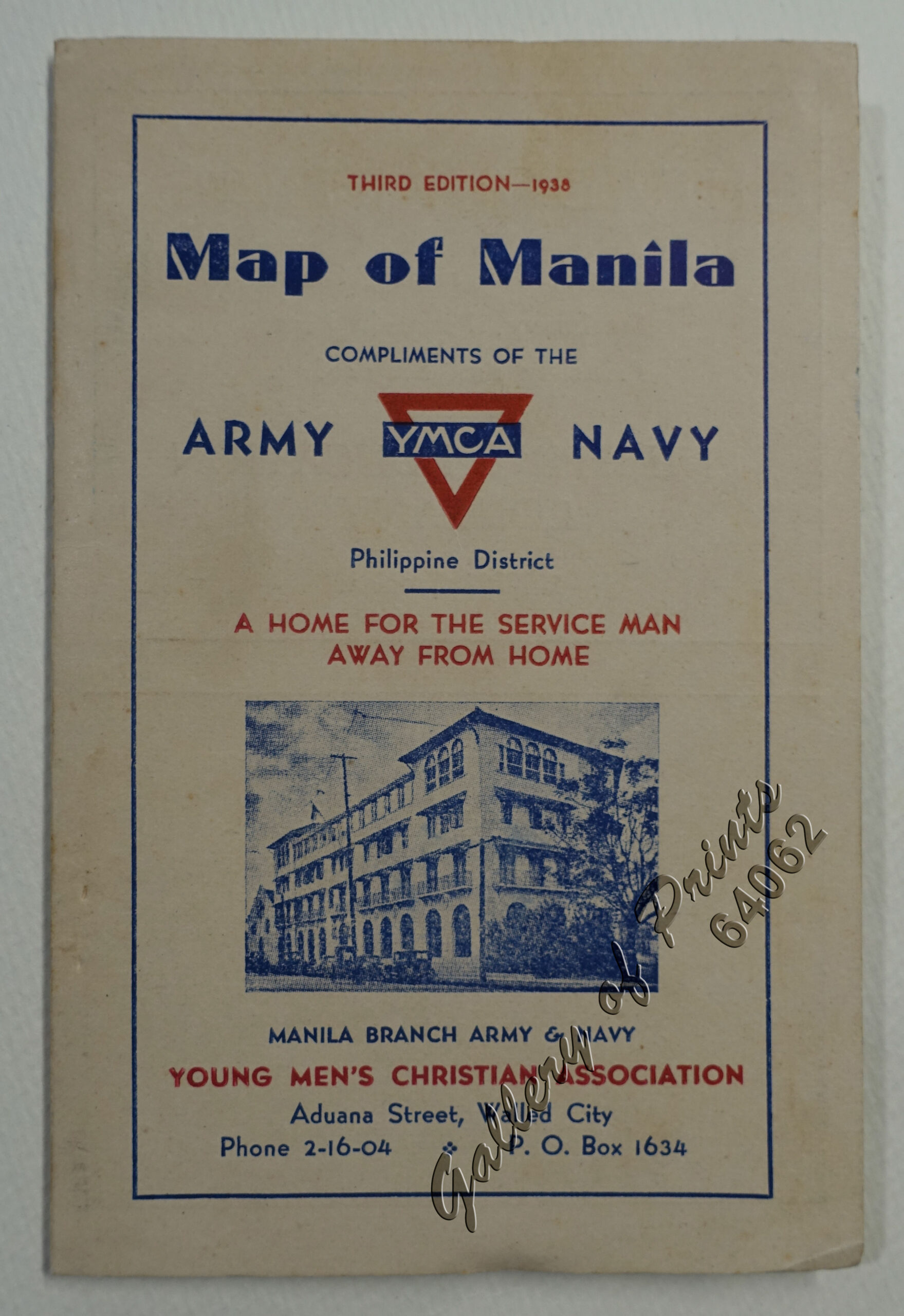 Manila Harbor Complimentary Map of the City of Manila. - Image 3
