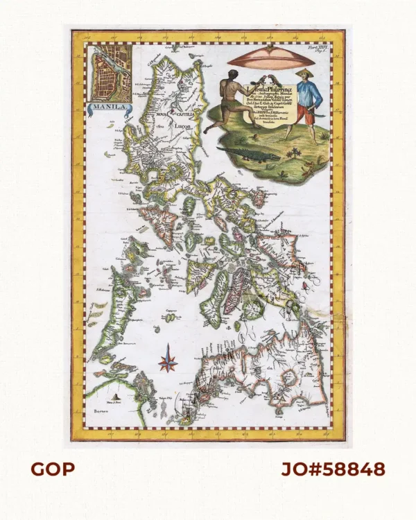 Insulae Philippinae…  [inset: Manila]