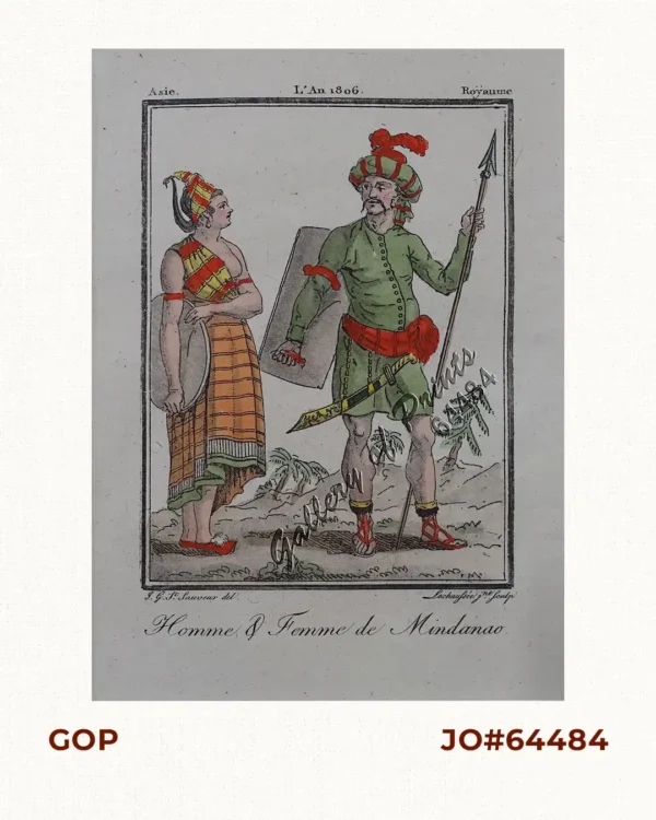 Homme & Femme de Mindanao  [Man and Woman from Mindanao]