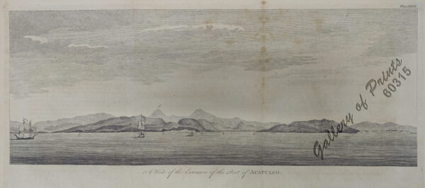 A View of the Entrance of the Port of Acapulco