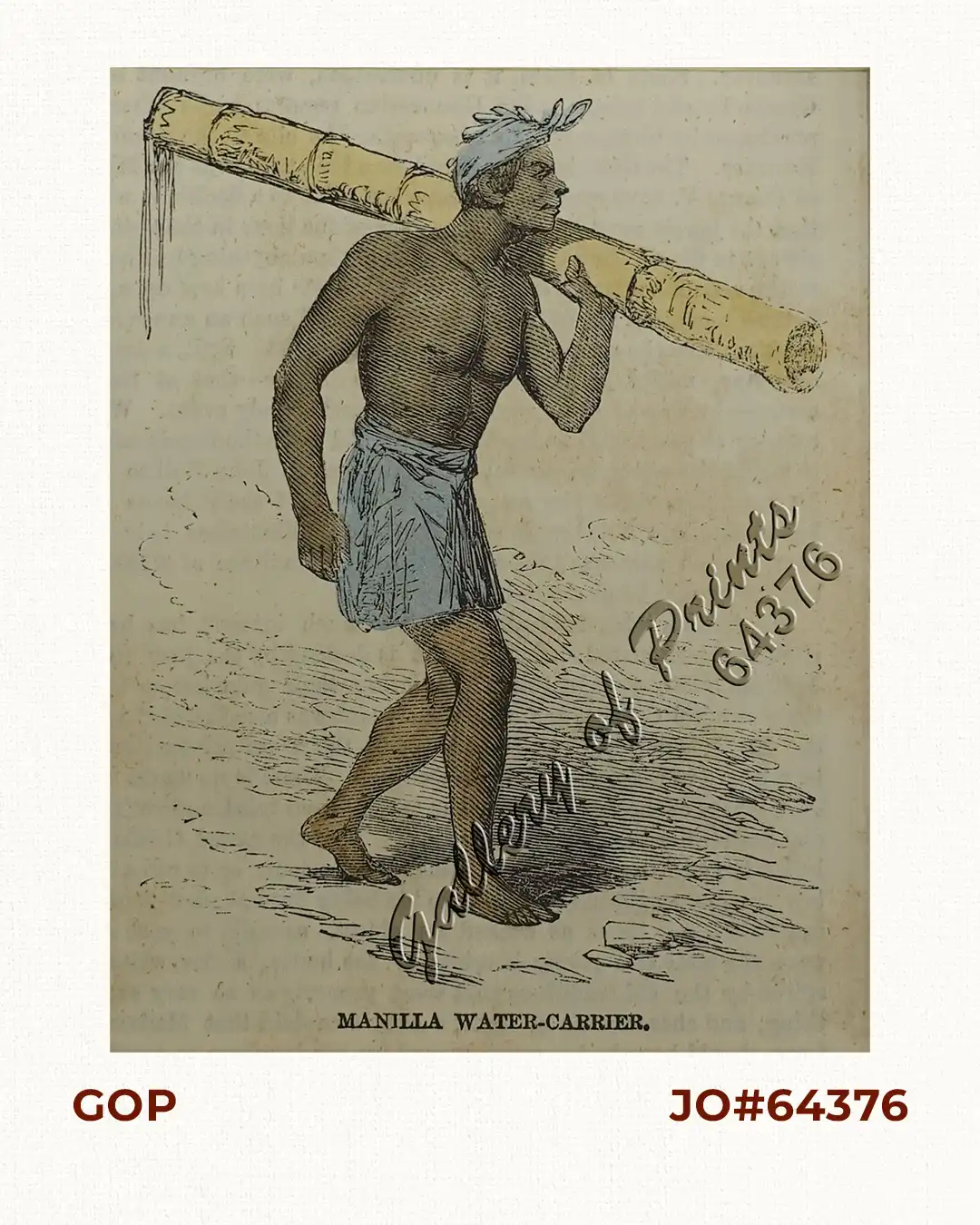 Manilla Water-Carrier.