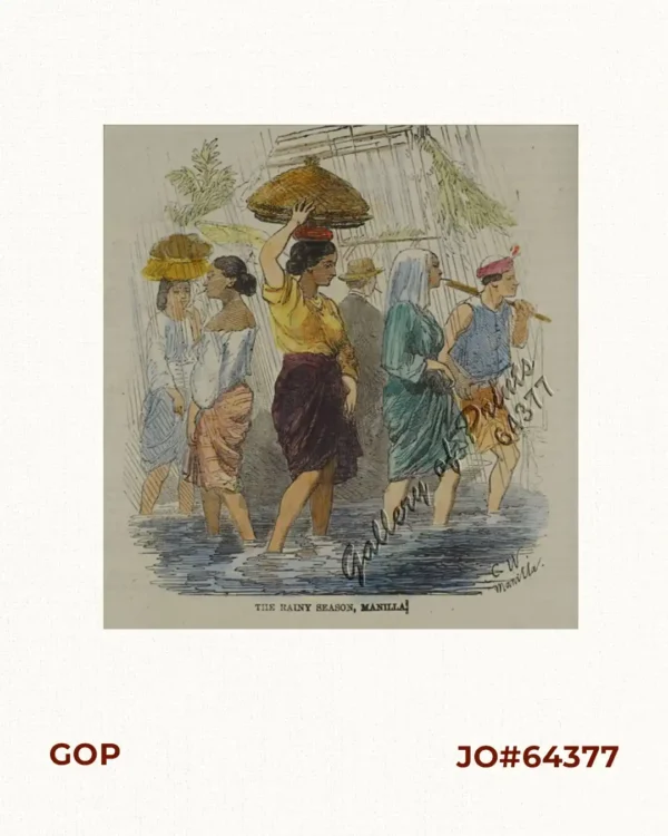 Sketches in Manilla. The Rainy Season, Manilla.
