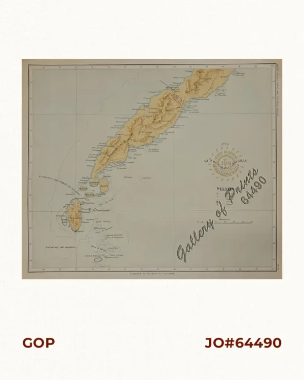 Isla de Paragua o Palawan Sur  pl. 25 (Southern Palawan)