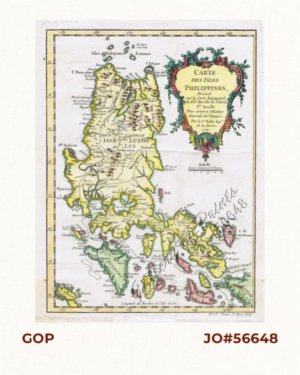 1) Carte des Isles Philippines (1e feuille); 2) Carte des Isles Philippines (2e feuille)