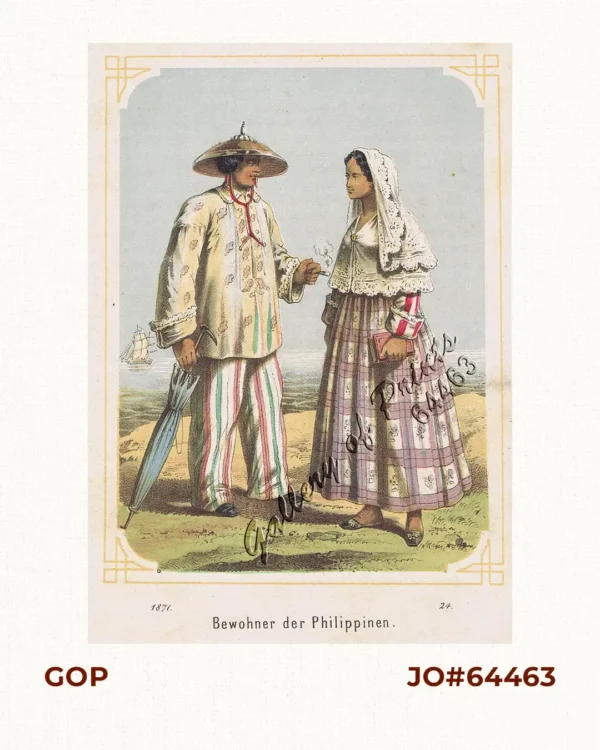 Bewohner der Philippinen. (Inhabitants of the Philippines)