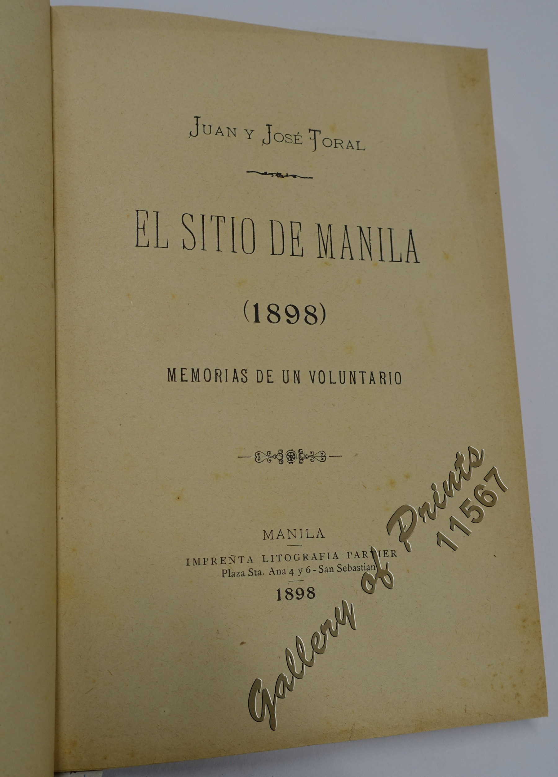 El Sitio de Manila (1898) Memorias de un voluntario - Image 3