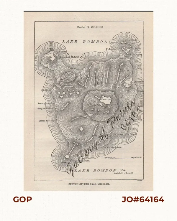 Sketch of the Taal Volcano.