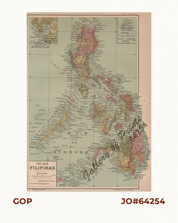 Islas Filipinas  insets:  1) Bahia de Manila.  2) [Batanes and Babuyan Islands]