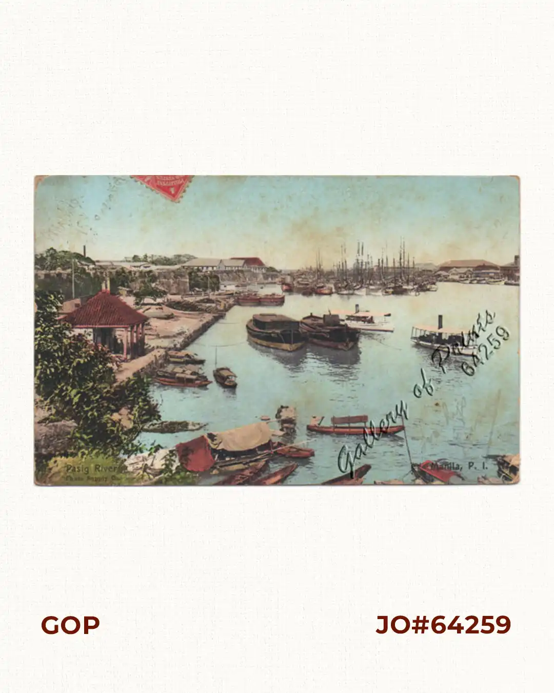 Pasig River. Manila, P. I.