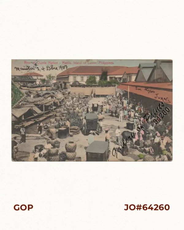 Rear of Quinta Market - Manila, Island of Luzon, Philippines