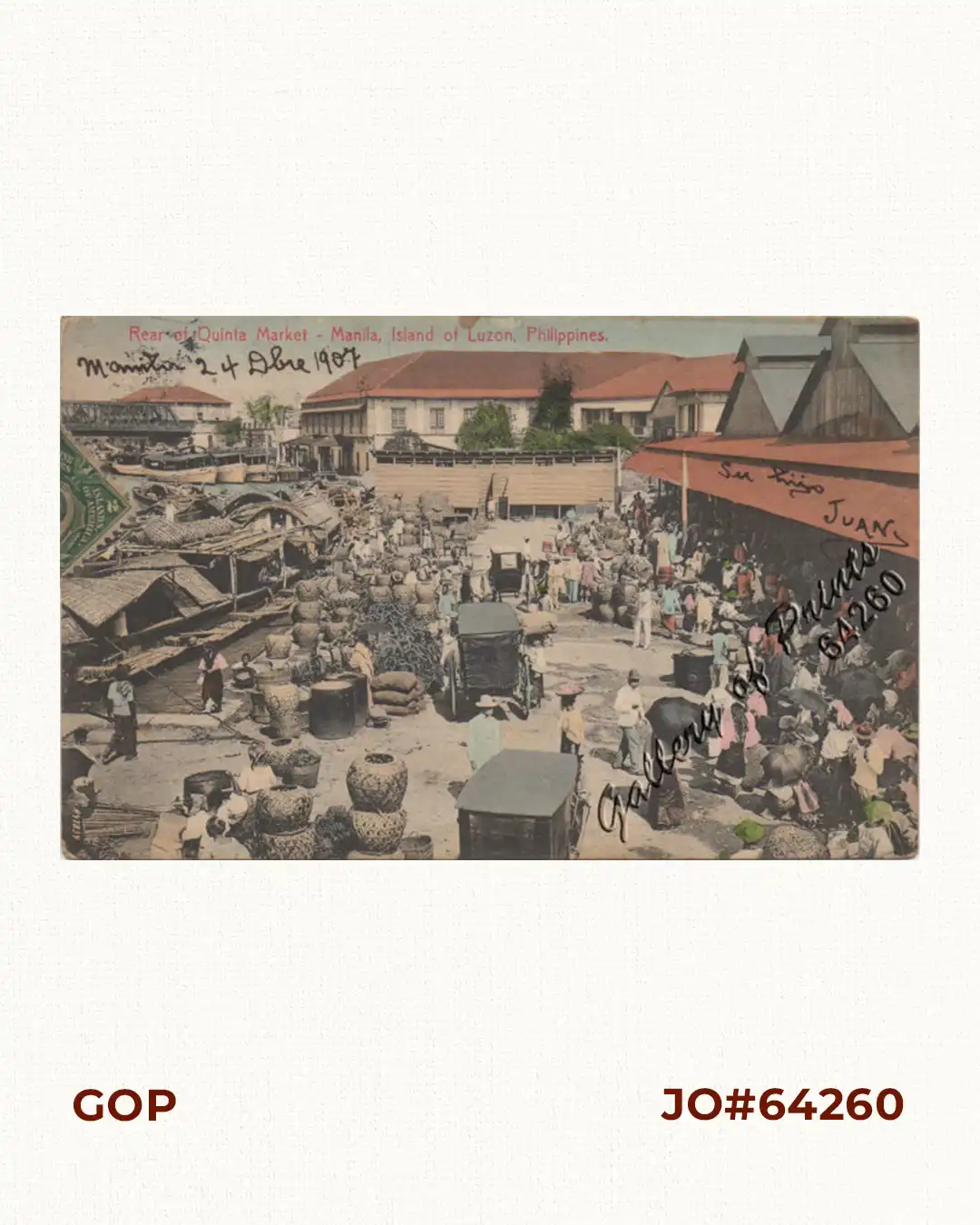 Rear of Quinta Market - Manila, Island of Luzon, Philippines