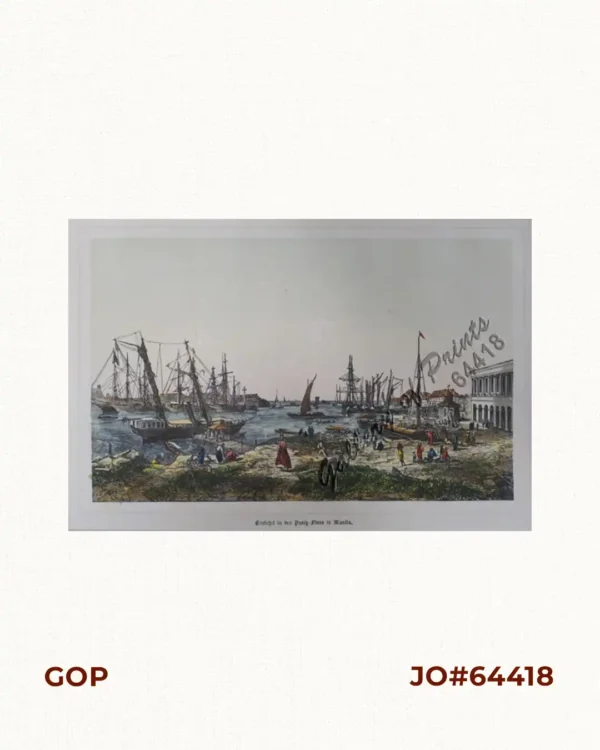 Einfahrt in den Pasig-Fluss in Manila [Mouth of the Pasig River]