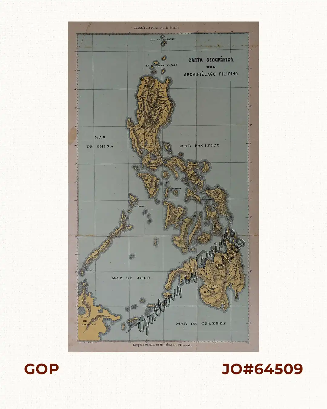 Carta Geográfica del Archipiélago Filipino