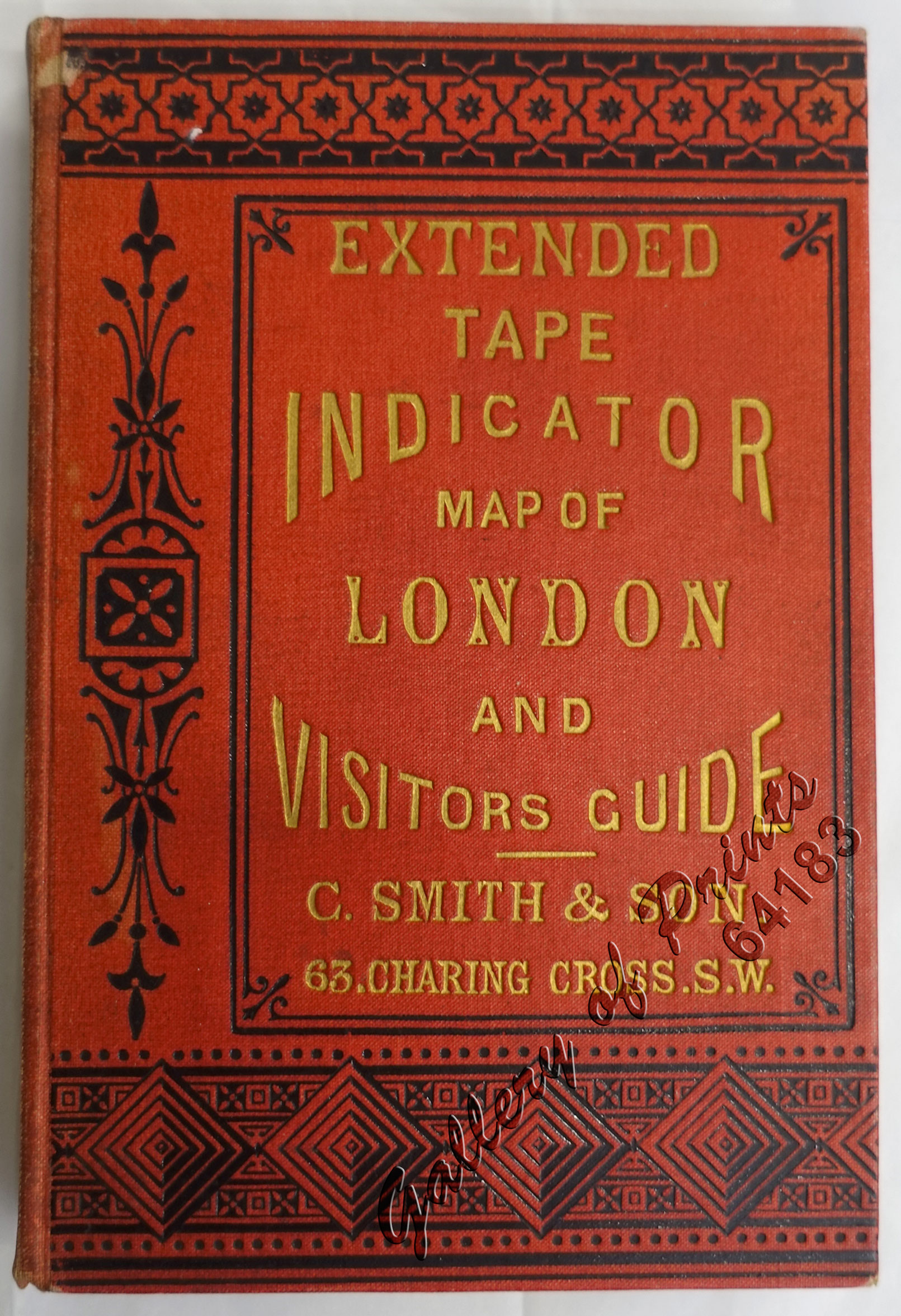 Extended Tape Indicator Map of London. - Image 4