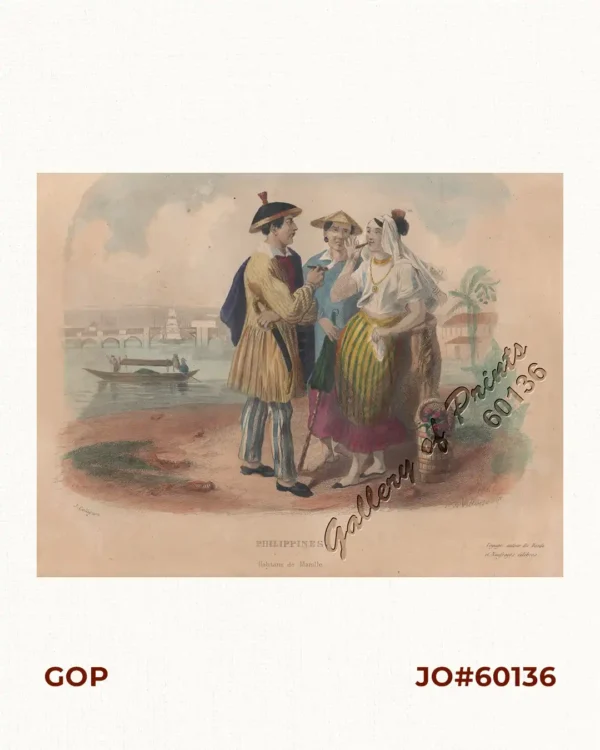 PHILIPPINES. Habitans de Manille