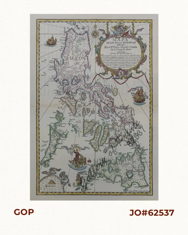 Mapa delas Yslas Philipinas