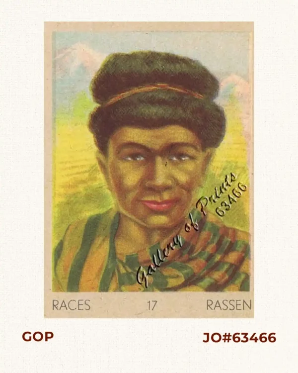 Les Races humaines - De Menschenrassen. Philippin (Oceanie). - Philippino (Oceanië). [No. 17]