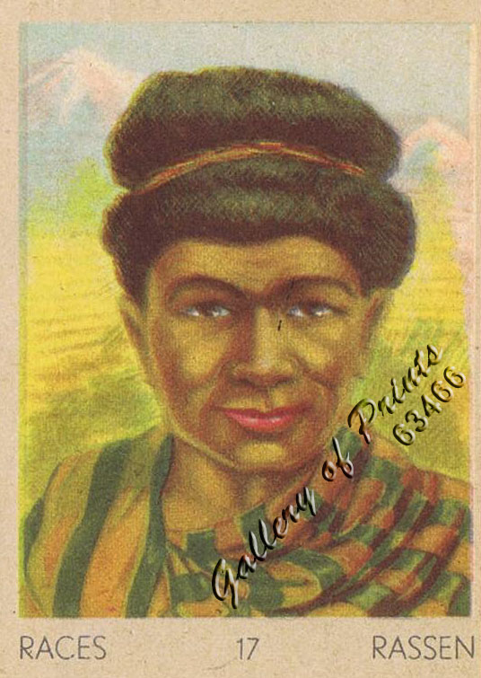 Les Races humaines - De Menschenrassen. Philippin (Oceanie). - Philippino (Oceanië). [No. 17]