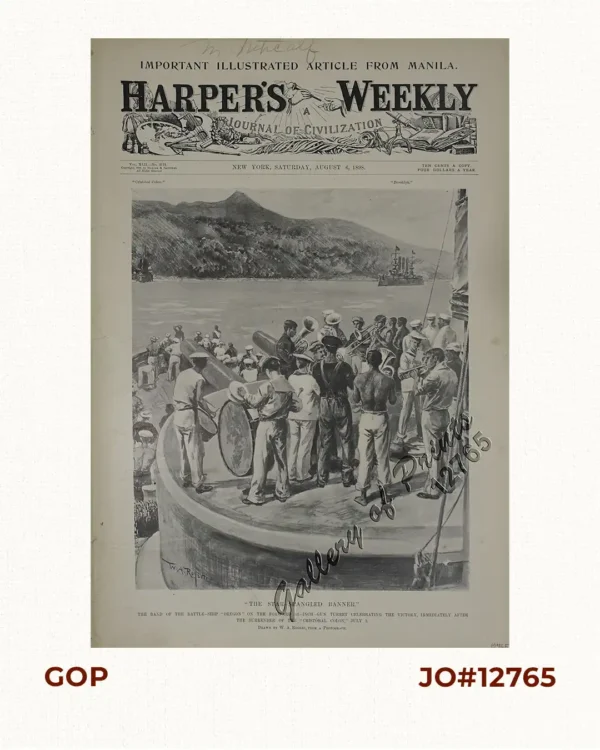 Harper's Weekly - A Journal of Civilization with frontispiece: The Star-Spangled Banner"