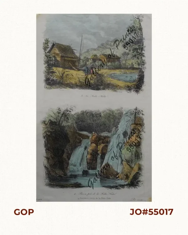 3) La Hala-Hala.  4) Ravin pres de la Hala-Hala [Gorge at Hala Hala]