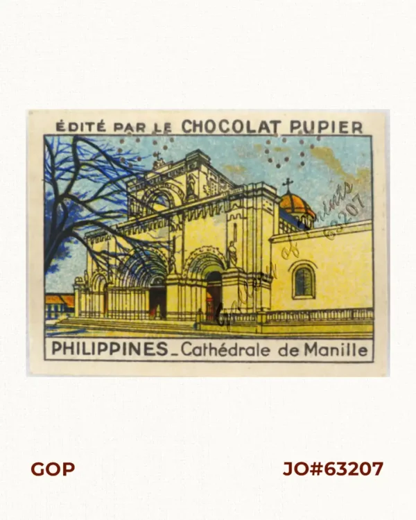 Iles Philippines Cathédrale de Manille   [No.218] [Manila Cathedral]