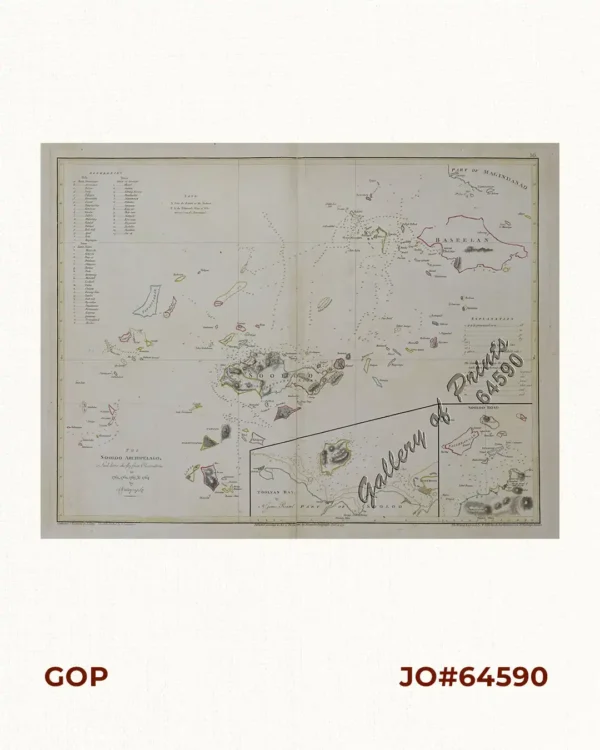 The Sooloo Archipelago Laid down chiefly from Observations in 1761, 1762, 1763, & 1764 [insets]: 1) Toolyan Bay, by Mr. James Rennel [sic]. 2) Sooloo Road [by James Rennel [sic] (?)]