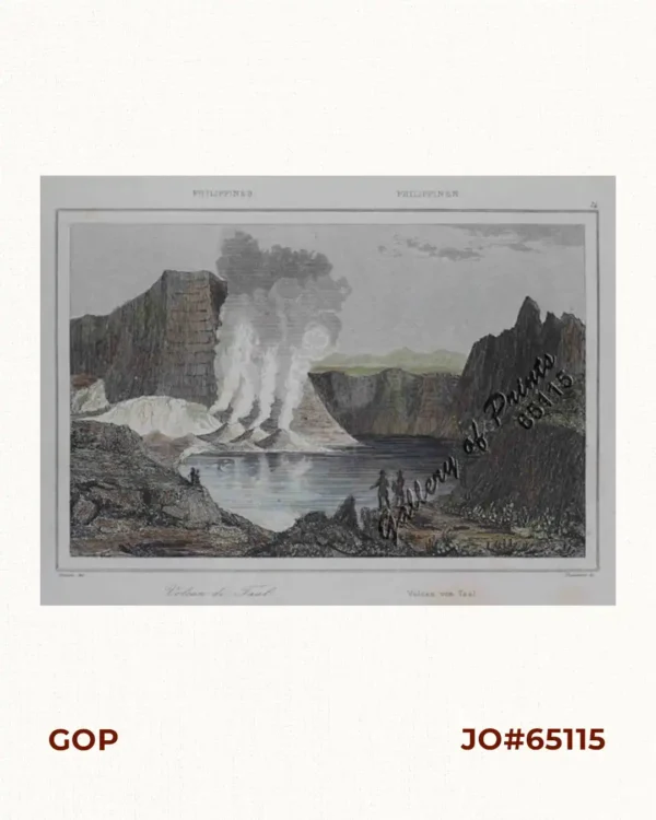 Philippines - Volcan de Taal  Philippinen - Vulcan von Taal