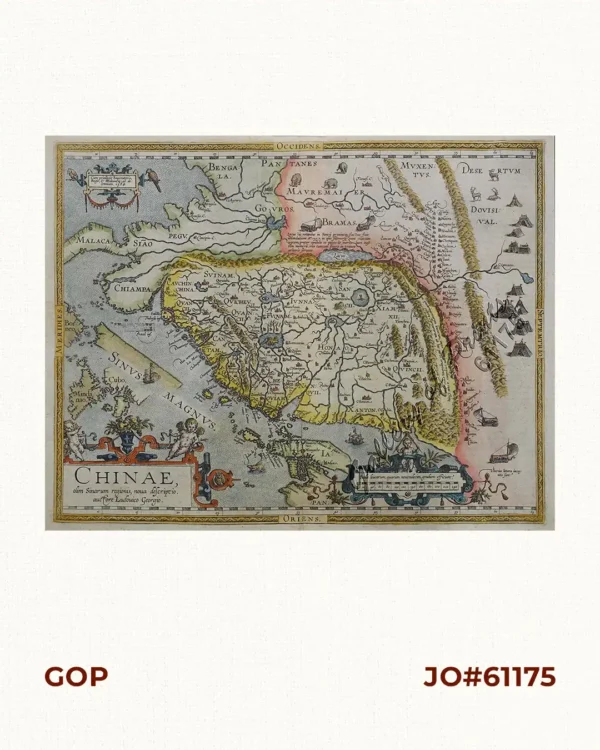 Chinae, olim Sinarum Regionis, nova descriptio. Auctore Ludovico Georgio. pl. 93