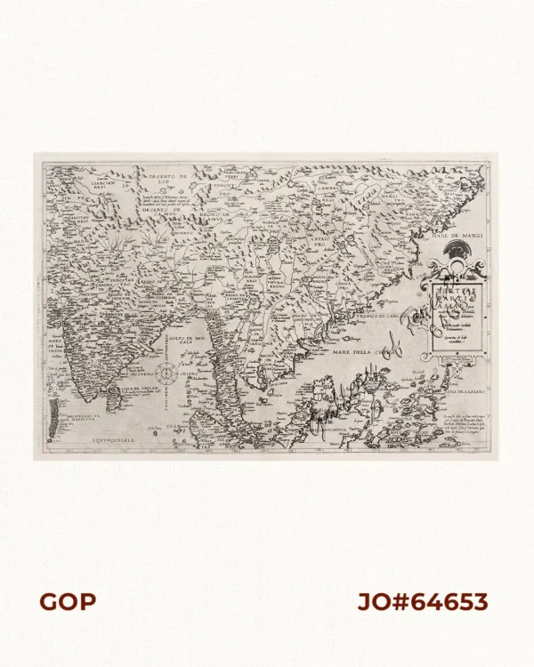 Tertiae Partis Asiae…India orientalis…