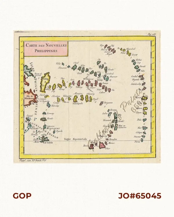 Carte des Nouvelles Philippines [Map of the New Philippines]