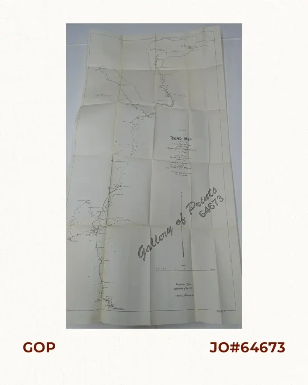 Sheet No. 2. Road Map from Cabanatuan to Lupao plotted during Advance of Gen. Young's Brigade of 1st Div. 8th A. C. Maj. Gen. H. W. Lawton U. S. V. Commanding. Prepared under direction of John C. Oakes. 1st Lieut Corps of Engineers Division Engineer.