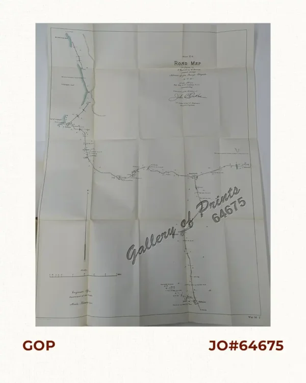 Sheet No. 4. Road Map from S. Manuel to Sto. Tomas plotted during Advance of Gen. Young's Brigade of 1st Div. 8th A. C. Maj. Gen. H. W. Lawton U. S. V. Commanding. Prepared under direction of John C. Oakes. 1st Lieut Corps of Engineers Division Engineer.