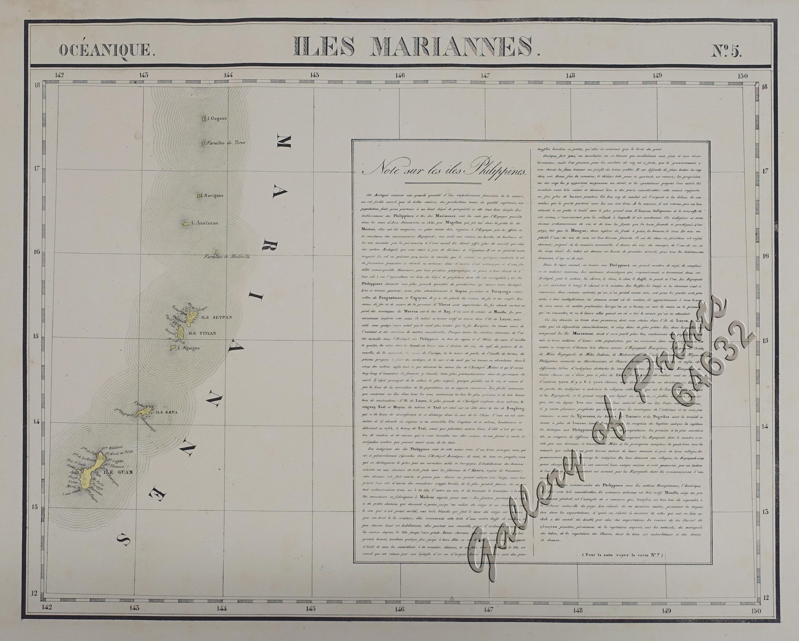 Oceanique: Partie des Isles Philippines (pl. 4); Iles Mariannes - Note Sur Les Isles Philippines (pl. 5); Partie des Iles Philippines (pl. 6 & 7); Partie de l'Ile Bornéo. (pl. 14); Partie de L'Ile Gilolo (pl. 15) - Image 3