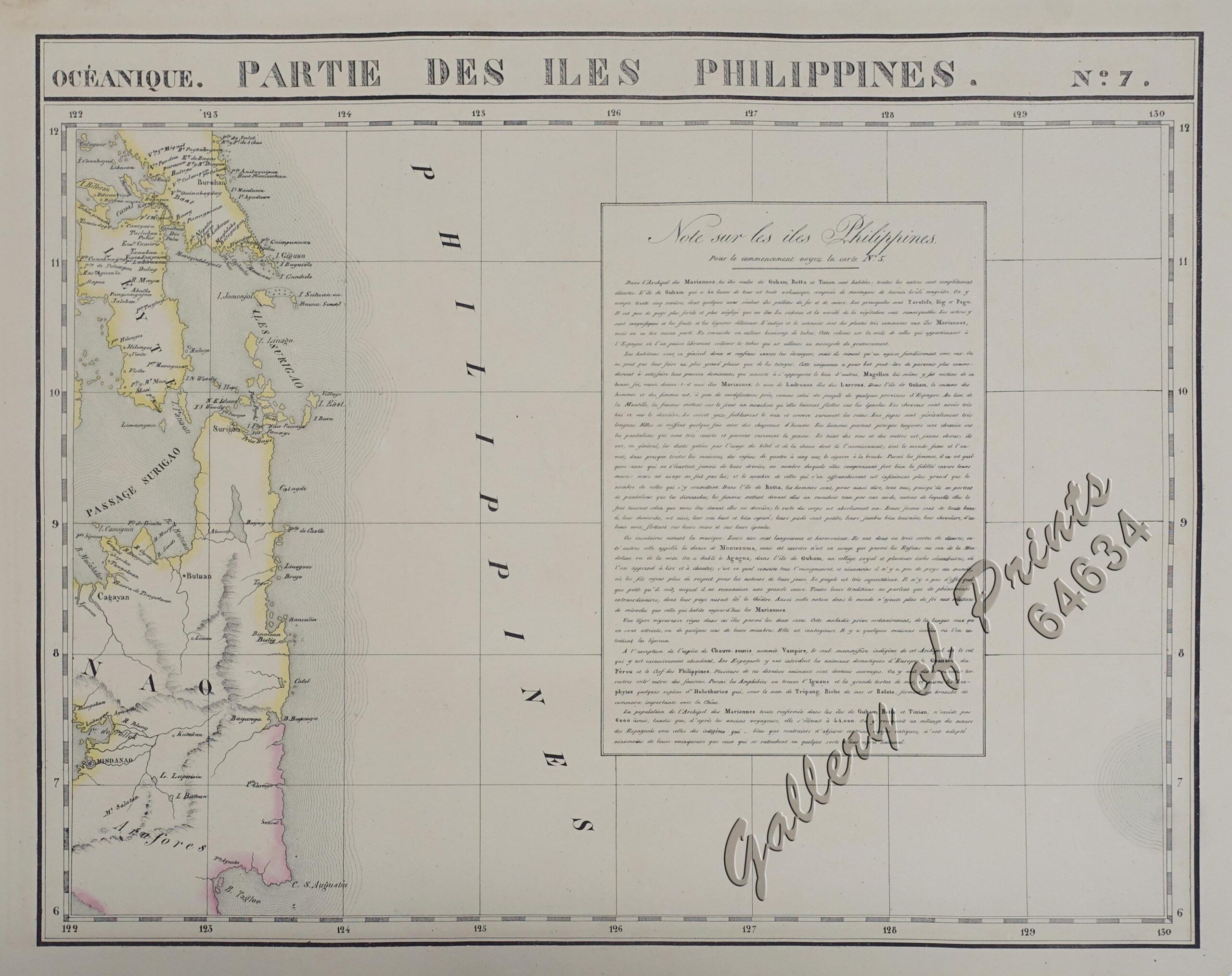 Oceanique: Partie des Isles Philippines (pl. 4); Iles Mariannes - Note Sur Les Isles Philippines (pl. 5); Partie des Iles Philippines (pl. 6 & 7); Partie de l'Ile Bornéo. (pl. 14); Partie de L'Ile Gilolo (pl. 15) - Image 5