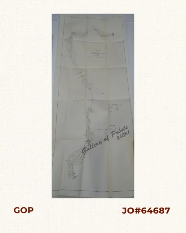 Road Sketch of Operations of Col. Hood's Command, 16th Infty.  Drawn By Guy G. Palmer 1st Lieut 16th U.S. Infty.