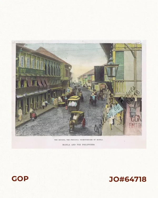 The Escolta, The Principal Thoroughfare of Manila.